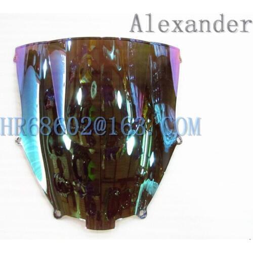 HotSale Windshield WindScreen Double Bubble For Kawasaki ZX9R 2000 2001 2002 2003 2004 2005 ZX 9R 00 01 02 03 04 05 Iridium