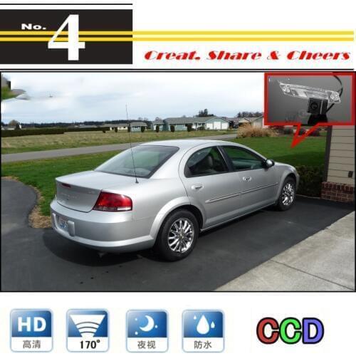 Liislee High Quality Rear View Back Up CameraFor Chrysler Sebring 2007~2014 Car Camera For PAL / NTSC to Use | CCD with RCA