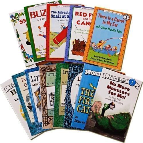 13 Book/set I Can Read LEVEL 2 English Story Picture Books for Children Learn English Reading Books for Kids