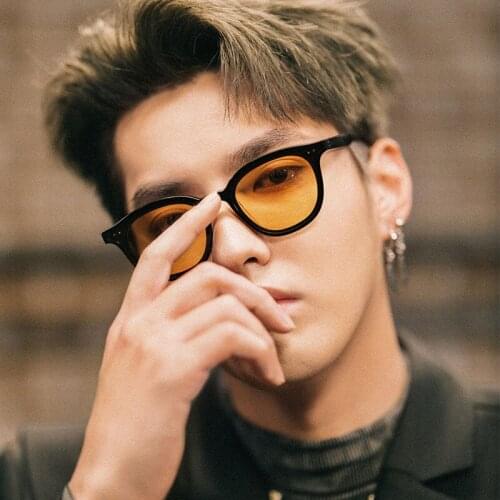 Square Sunglasses Women Black Orange Designer Lady Vintage Design Rice Nail Glasses Frame Fashion Men 2021 Oculos De Sol Unisex