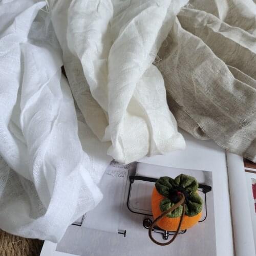 1M Natural Linen 5.6s yarn 140gsm weight 280cm width Pure Linen for Curtain not water proof linen cloth for curtain of living