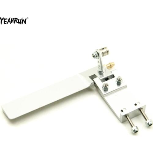 YEAHRUN Metal Aluminum 75mm 95mm Water Rudder Absorbing Steering Rudder Cooling Water Pickup Suction Device For RC Racing Boat