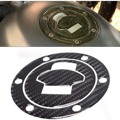 Motorcycle Carbon Fiber Look Decals Fuel Tank Cap Cover Sticker For BMW K1200S K1200R K1200GT F650 2001-2003
