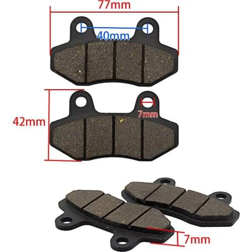 New GY6 Scooter Moped Front Rear Disc Brake Pads Shoes 50cc 125cc 150cc 250cc Roketa TaoTao ATV