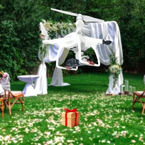 New Light Thrower Phantom Drone Release Drop Kit Fishing Bait Wedding Proposal Delivery Device for Phantom 2/3/4 Pro/Adv/Pro