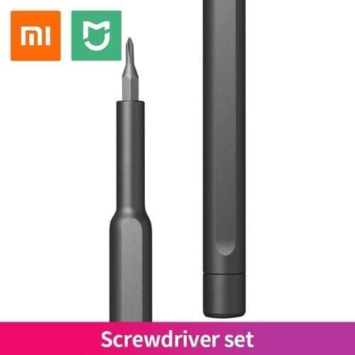 New Xiaomi Mijia Electric Precision Screwdriver Kit 2 Gear Torque Control 400 Screw 1 Type-C Rechargeable Magnetic Aluminum Case