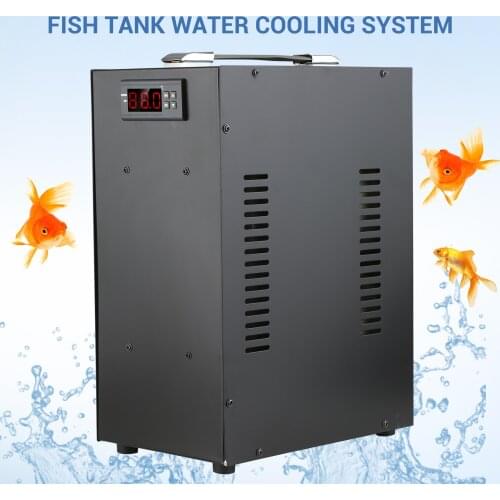 Aquarium Chiller Aquarium Cooler LCD Display Quiet Fish Tank Cooling System 40L for Fish Water Grass Coral Shrimp Farming