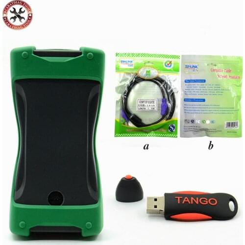 DHL Free Original Tango Key Programmer V1.107.7 with Basic Software Powerful Tango Auto Key Programmer Supports Many Cars