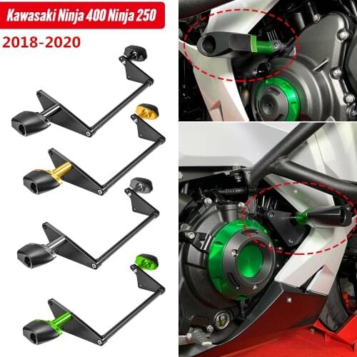 Motorcycle Frame Slider Engine Guard Cover Crash Pad Protector Fairing For Kawasaki NINJA400 NINJA 400 250 Z400 2018 2019 2020