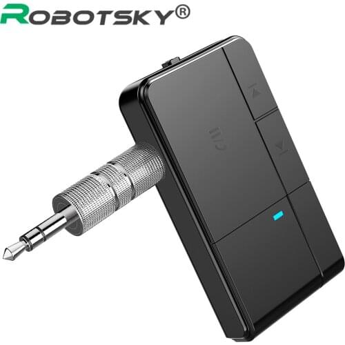 2 IN 1 Bluetooth 5.0 Receiver Transmitter 3.5mm AUX Jack RCA A2DP Stereo Music Wireless Adapters For Car Home Stereo TV Speaker