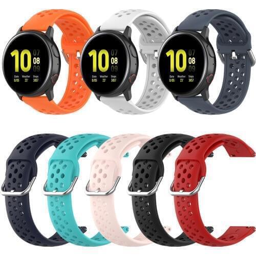 Galaxy Active2 Wrist Strap For Samsung Galaxy Watch Active 2 44mm 40mm SM-R830 SM-R820 Band Bracelet Gear Sport Watchband 20mm
