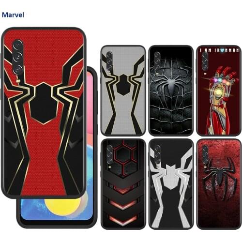 Silicone Cover Iron Spider Man Infinity War For Samsung Galaxy A90 A80 A70 A60 A50 A40 A30 A20S A20E A10 A10S Phone Case
