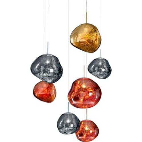 Nordic Led Pendant Lights Lighting Macaron Deco Pendant Lamp Creative Industrial PVC Lava Lamp Loft Bar Cafe Hanging Lamp ZM901