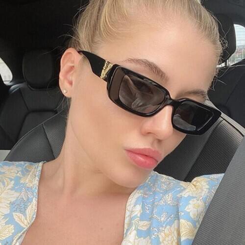 Fashion Retro Square Sunglasses Women Men Luxury Brand Designer Sexy Lady Small Frame Sun Glasses For Female Travel Shades UV400