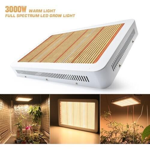3000W Full Spectrum LED Grow Light Warm Plant Growth Lamp for Flowers Indoor Hydroponic Vegs Greenhouse Grow Tent