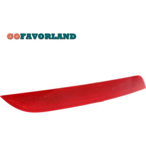 Rear Bumper Reflector Light Trim Left Side Plastic Red 63147382233 For BMW F30 F32 F36 320I 2012-2015 328i 2014-2015