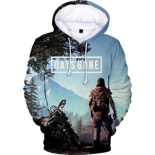 New Game Men/Women Hoodies Days Gone Print Sweatshirt 2019 Hot Days Gone Hoodies Lost Game Student Hip Hop Fashion Tops XXS-4XL