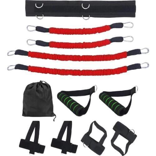 150lb Arm Waist Trainer Bouncing Agile Trainer Boxing Kick Trainer Resistance Rope Suit Fitness Workout Professional Trainer