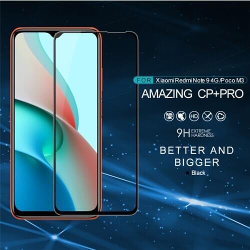 For Xiaomi Poco M3 Tempered Glass NILLKIN Full Coverage Anti-Explosion Tempered Glass Screen Protector For Xiaomi Poco M3