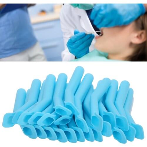 25pcs Dental Surgical Strong Suction Tips Saliva Ejector Nozzle Oral Care Tool 16mm Ecofriendly Material Clean Dentist Accessory