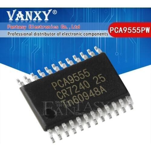 5pcs PCA9555PW TSSOP24 PCA9555 TSSOP PCA9555PWR TSSOP-24
