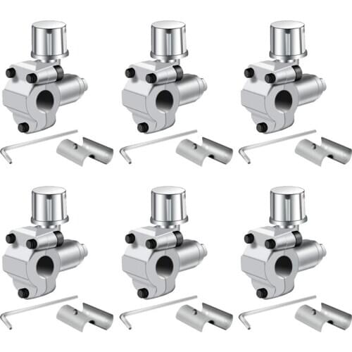 6Pack BPV-31 Piercing Valve Line Tap Valve Kits Adjustable Valve for Air Conditioners HVAC 1/4inch,5/16inch,3/8inch