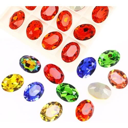 AB Oval stones and crystals crystal pedreria rhinestone applicator strass rhinestones for clothes diy crafts art nail shoes bags