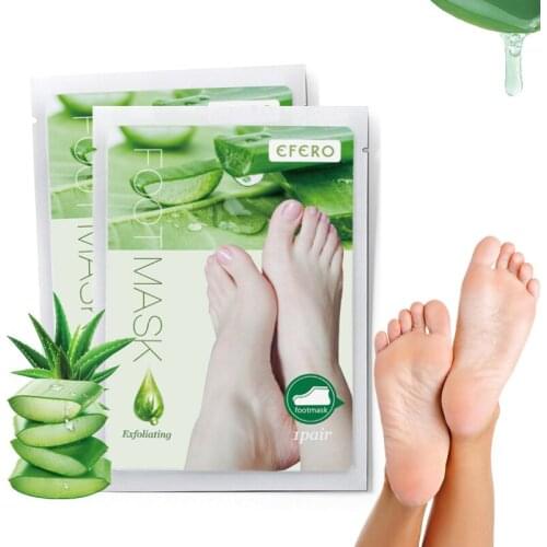 50pcs Dead Skin Remover Foot Mask Exfoliating Feet Mask Socks for Pedicure Peeling Baby Foot Mask Feet Peeling Mask TSLM2