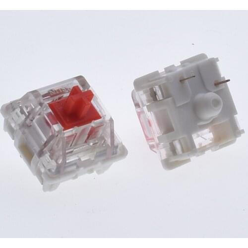 Mechanical Keyboard Red axis For CIY Sockets SMD 3pin Thin Pins Compatible With MX Switch Mechanical keyboard game keyboardKeys
