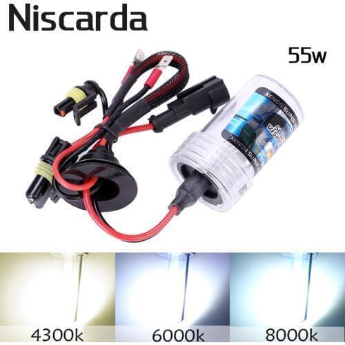 Niscard 2Pcs 12V 55W Xenon H7 HID Conversion Kit H1 H3 H4 H8 H9 H11 9005 9006 Bulb Auto Car Headlight Lamp