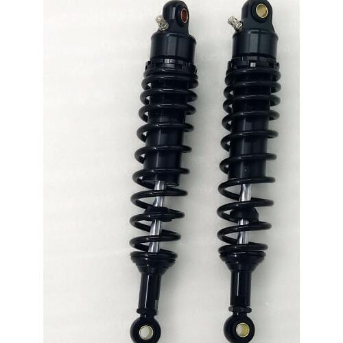 New 1 Pair universal 320mm Black Motorcycle Dirt Bike Rear Suspension Air Shock Absorber all Black