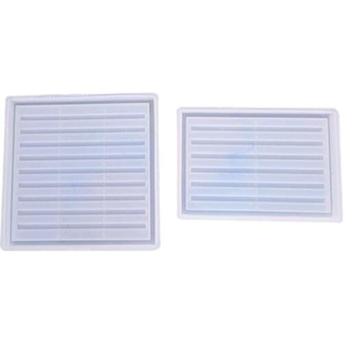 2021 New Crystal Epoxy Resin Mold Soap Storage Box Silicone Mould DIY Handmade Craft Tool