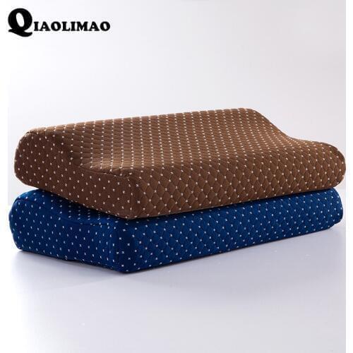 Korean Memory Foam Pillow Comfortable Help Sleeping Cervical Health Care Slow Rebound Memory Foam Pillow Neck Protection Pillows