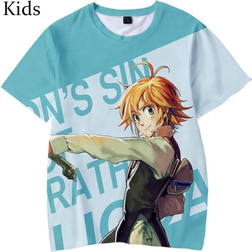Popular Short Sleeve 3D meliodas Kids Summer T shirt Comfortable Fashion boys girsl O-neck Suitable 3D childrens cool t shirt