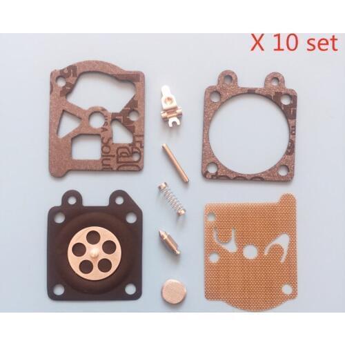 10 SETS Walbro Carburetor Repair Kit for STIHL MS180 MS170 MS 180 MS 170 017 018 Chainsaw Replacement parts