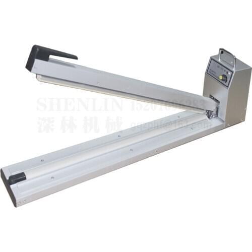 SHENLIN SF1000 manual sealing machine hand hold bag sealer 1000mm 110V or 220V 3mm wide enlarge sealer plastic package sealer