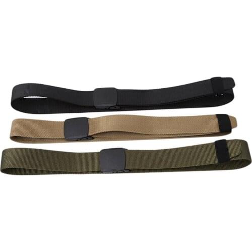 Military Tactical Nylon Waistband Sport Belt Plastic Buckle Outdoor Military Army Fan Adjustable Hook Loop Waistband