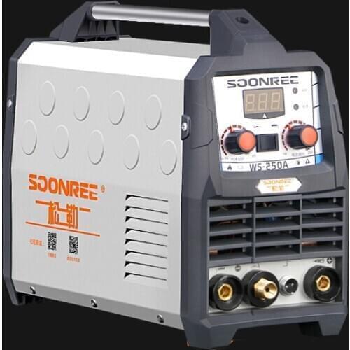 WS-200A 250A inverter stainless steel welding machine 220V household small argon arc welding machine dual-purpose electric weldi