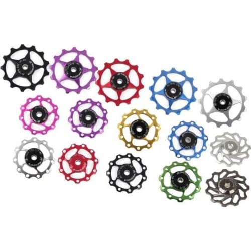Aluminum Alloy Rear Derailleur Pulley 11T 13T MTB Mountain Bike Road Bicycle Jockey Wheel Metal Bearing Guide Pulley