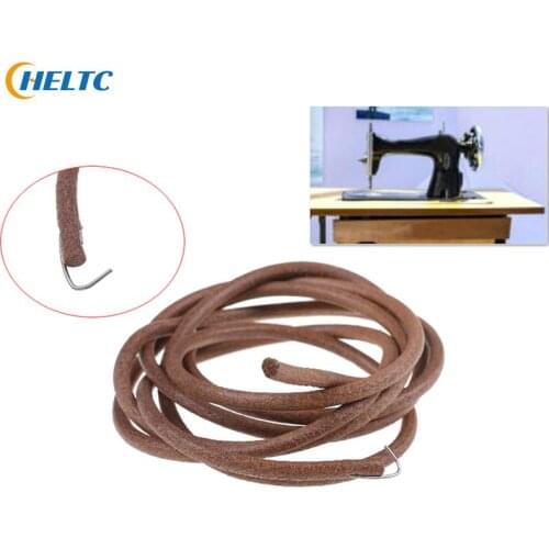Leather Belt Treadle Parts With Hook For Singer Sewing Machine 3/16" 5mm Household Home Old Sewing Machines Accessory 72" 183cm