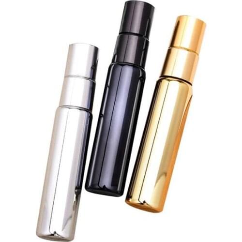 200pcs 10ML Portable UV Glass Refillable Perfume Atomizer Spray Bottles Sample Empty Containers