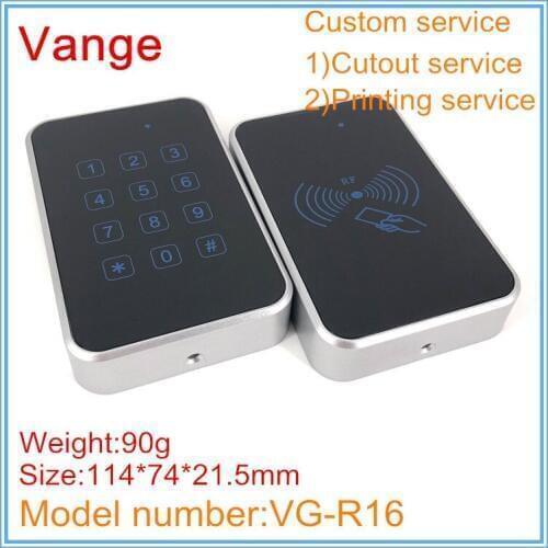 5pcs/lot 2016 new product IP54 ABS rfid plastic enclosure 114*74*21.5mm for access control project