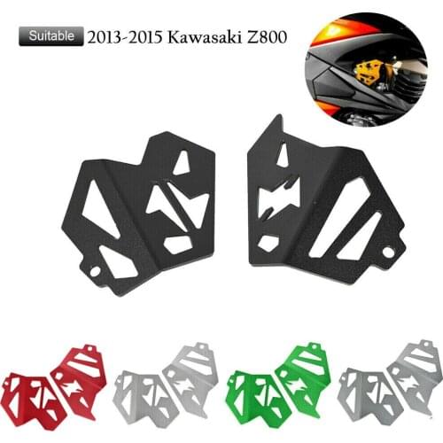 Aluminum Fuel Injection Cover Guard Frame Protector For Kawasaki Z800 2013 2014 2015 Z 800 Motorcycle Accessories Black Titanium