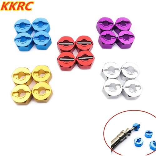 Aluminum Alloy 12mm Wheel Hex Hub Adapter 7mm Thickness For HuanQi 734 TRAXXAS Slash