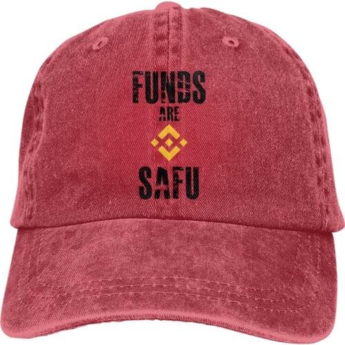 Cryptocurrency, Funds Are SAFU Baseball Cap Men Binance Coin BNB Cryptocurrency Caps colors Women Summer Snapback Caps