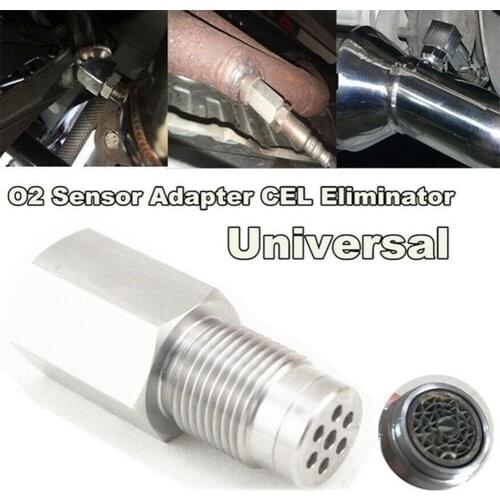 1 Piece Car Oxygen Sensor Extender Spacer Adapter M18X1.5 Thread Check Bung Catalytic Converter Engine CEL O2 Eliminator