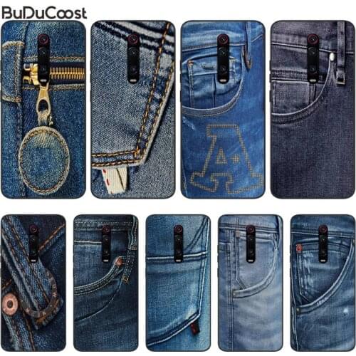 For Xiaomi Jeans Pattern Black Phone Case Hull For Xiaomi Redmi Note 8 Pro Note9 Pro For Redmi Note5 7 Note6Pro Phone Case