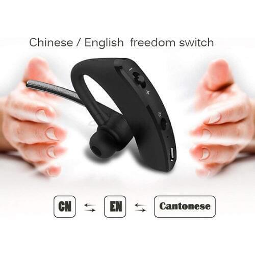 Business Bluetooth Headset Car Bluetooth Earpiece Hands Free with mic ear-hook Bluetooth Wireless Earphone for iPhone xiaomi hua