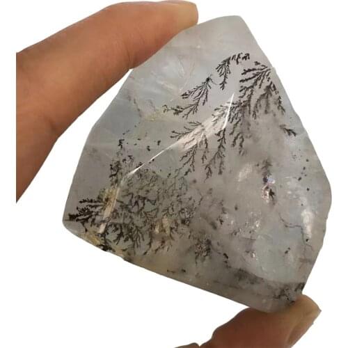Dendritic Crystal Healing Stone Natural Quartz Rare Mineral for Collection,Home Decoration, Gift, Pendant, Jewlery