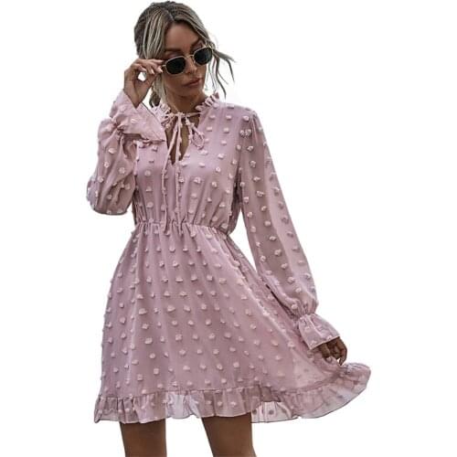 FANTIGO Summer Chiffon Dresses